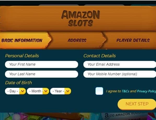 Amazon Slots sign up