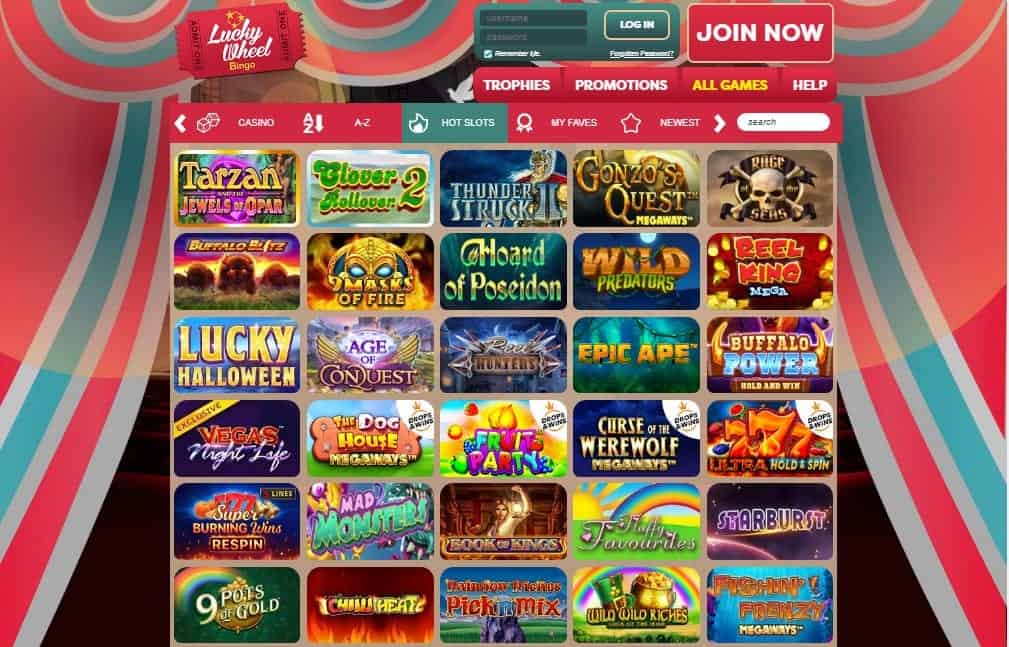 Lucky Wheel Bingo games Lucky Wheel Bingo games