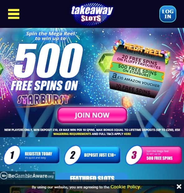 Take Away Slots mobile fluffy-spins 480 image