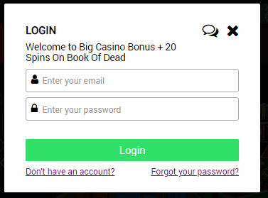big_world_casino_login Big World Casino login page