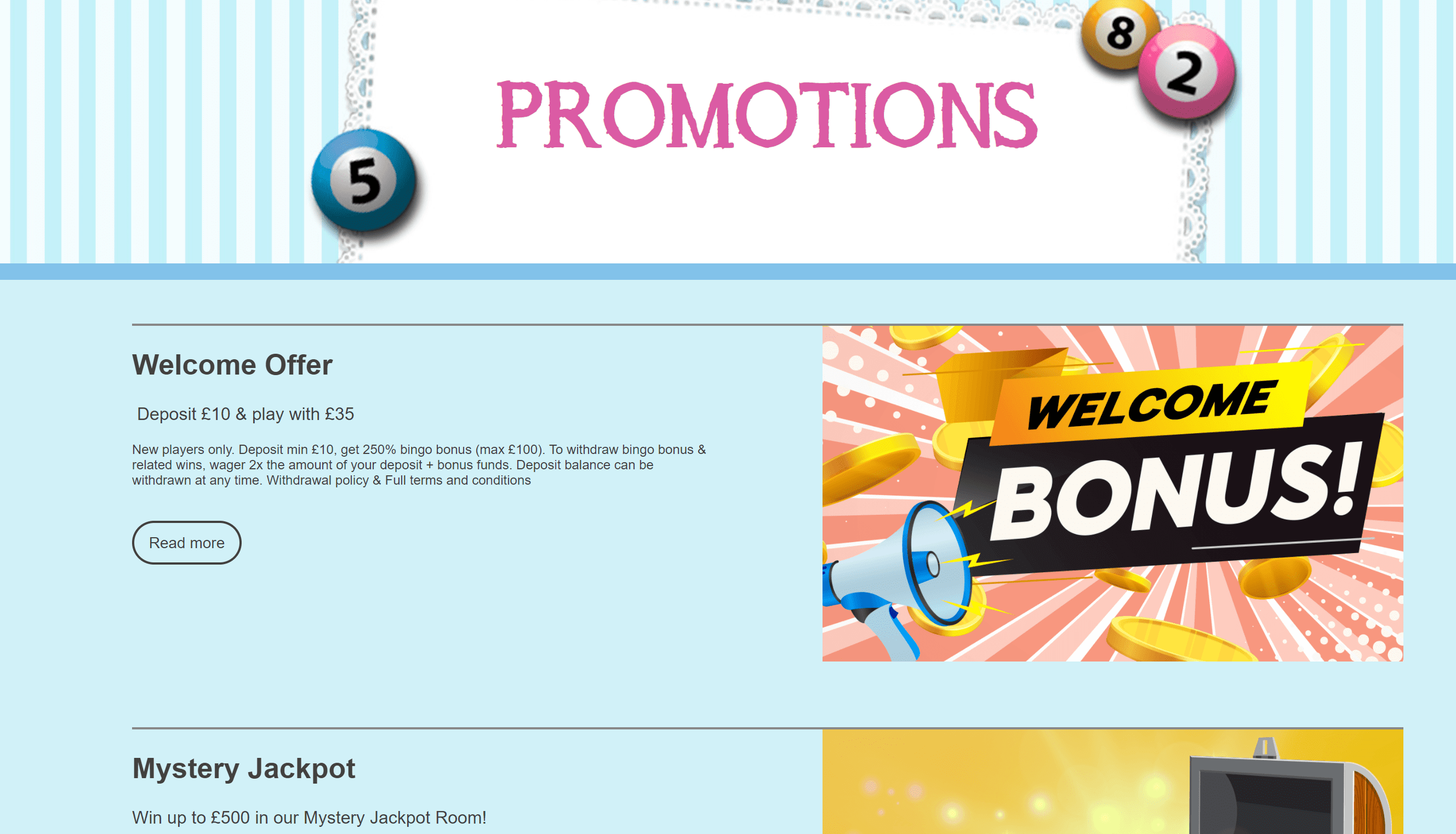 bingo fabulous promo