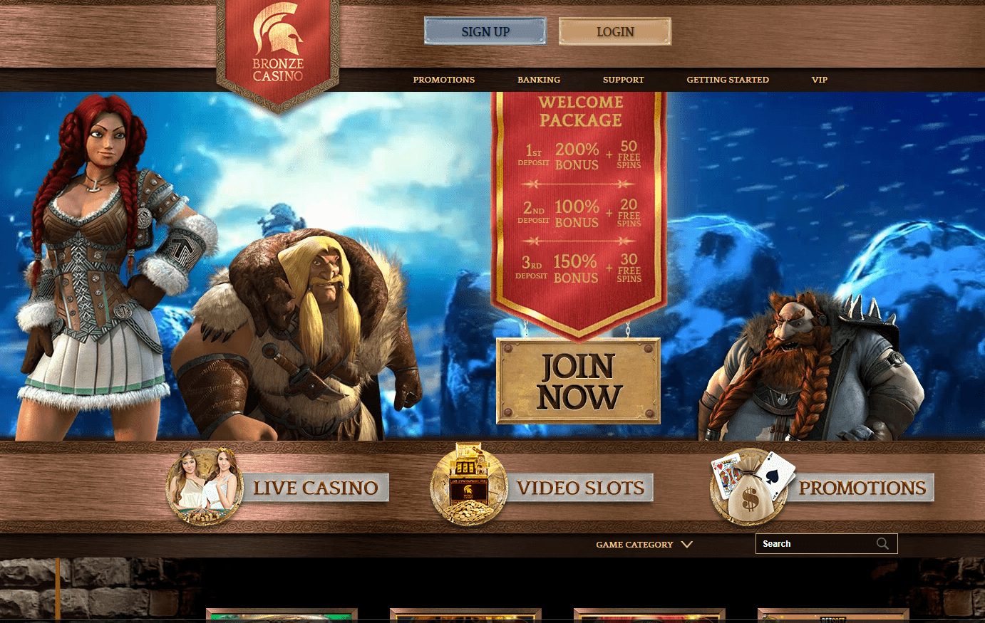 Bronze Casino Free Spins