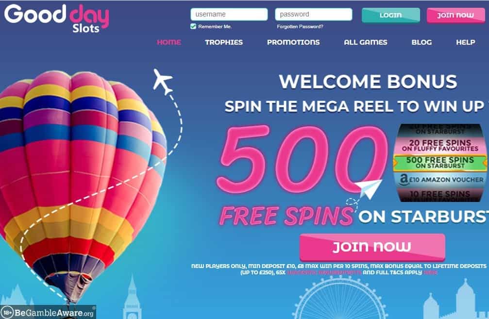 Fluffy Spins home page
