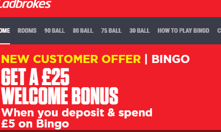 Ladbrokes Bingo front image