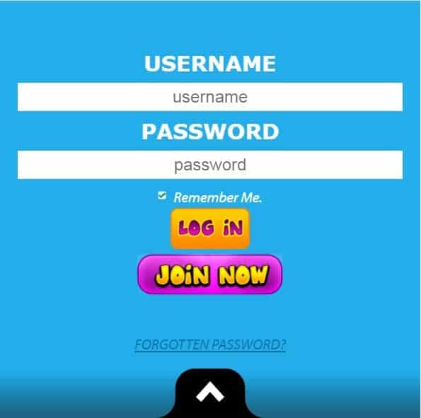 login Fluffy Spins login page