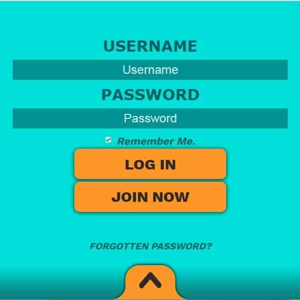 Fluffy Spins login page