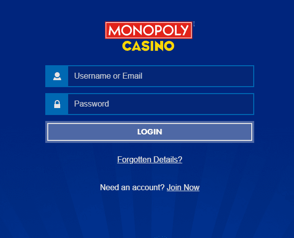 monopoly casino login