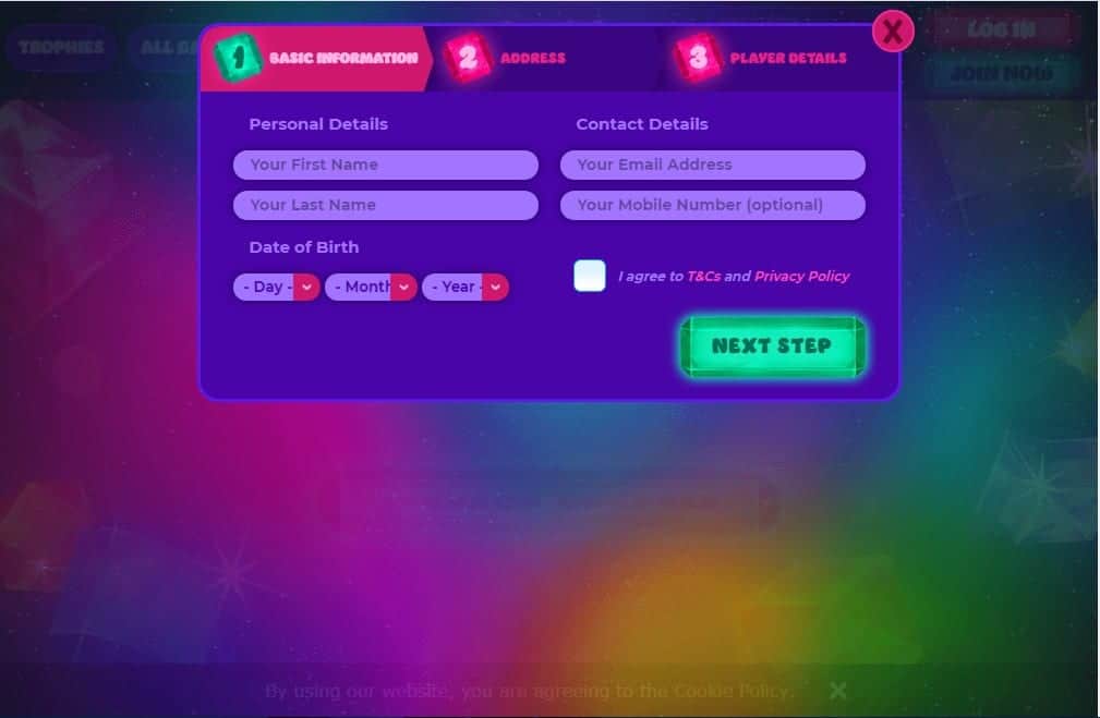sp Zeus Bingo sign up