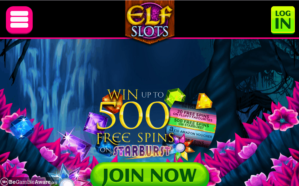 Elf Slots home page