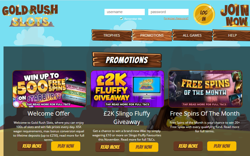 Gold Rush Slots promotions Gold Rush Slots promotions