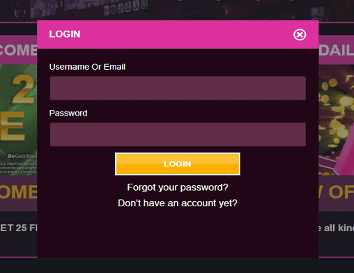 play ojo login page