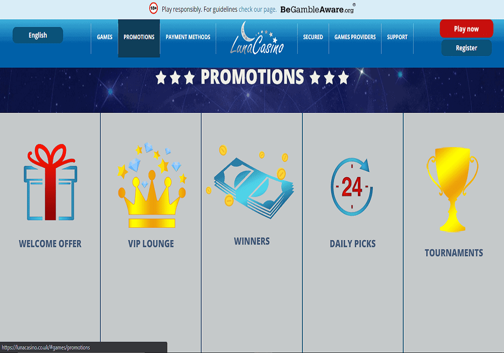 play ojo promotions page