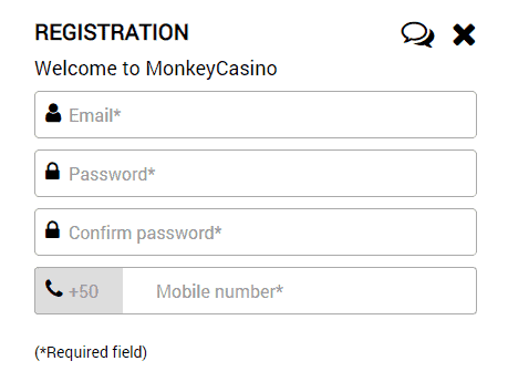 Monkey Casino SignUp
