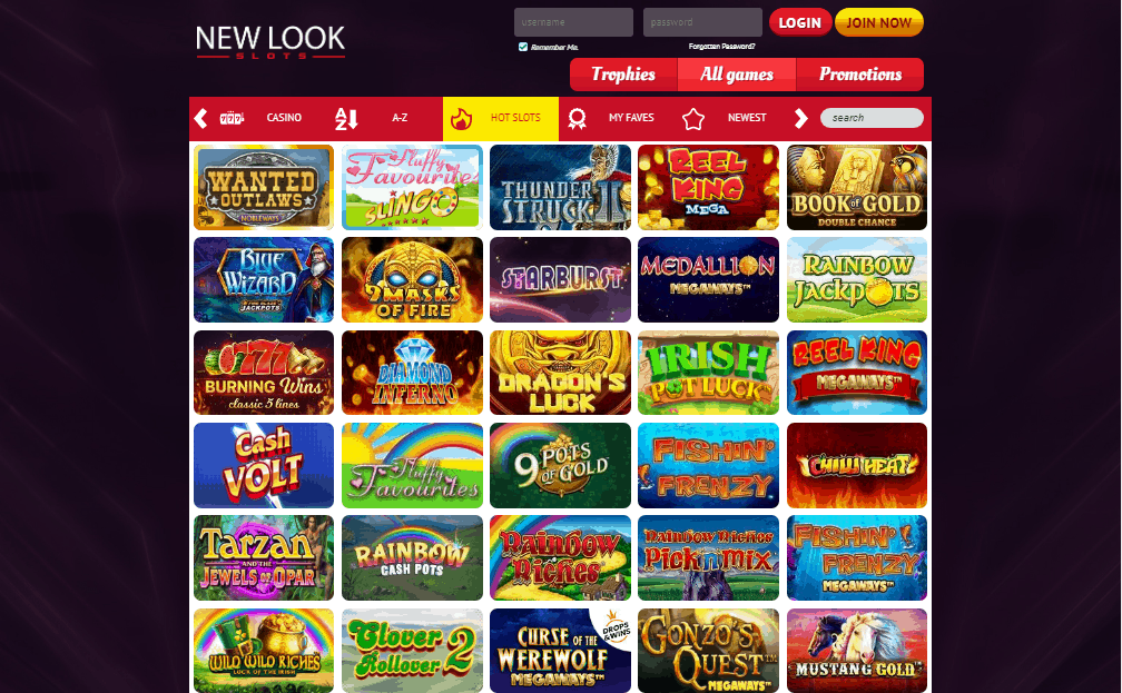 New Look Slots games