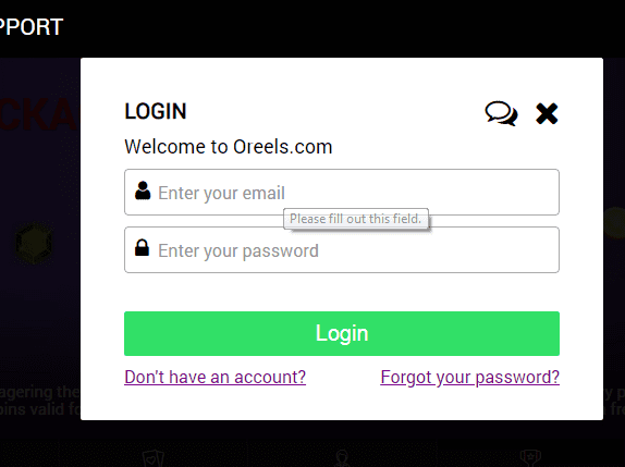 O’Reels Login