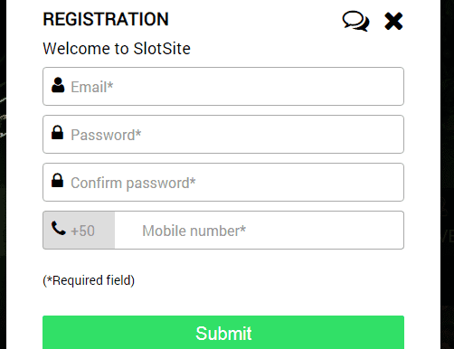 Slot Site SignUp