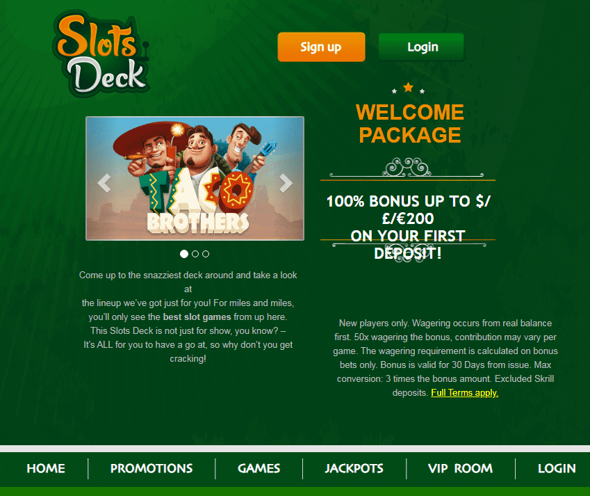 Slots Deck Image