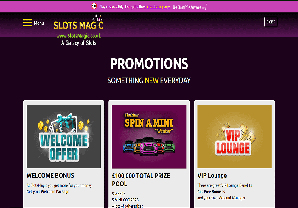 play ojo promotions page