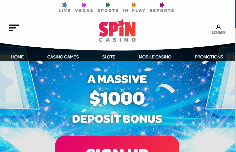 Spin Casino promotion