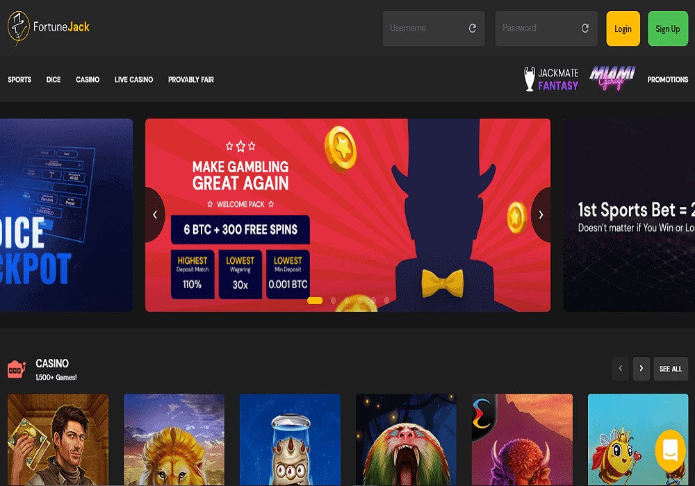 All British Casino home page