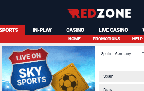 redzone sports bet front image