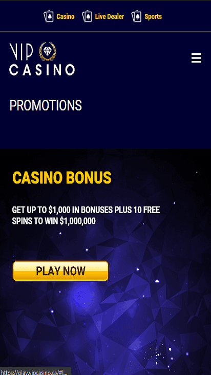 vipcasino pomotion mobile