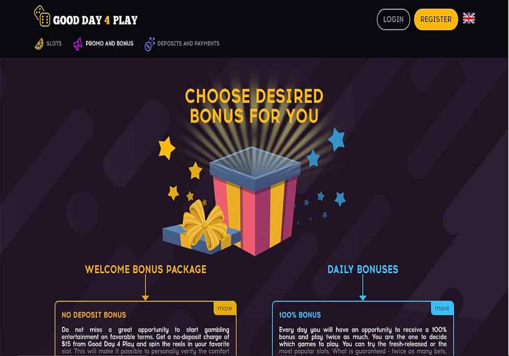 Good Day 4 Play No Deposit Bonus