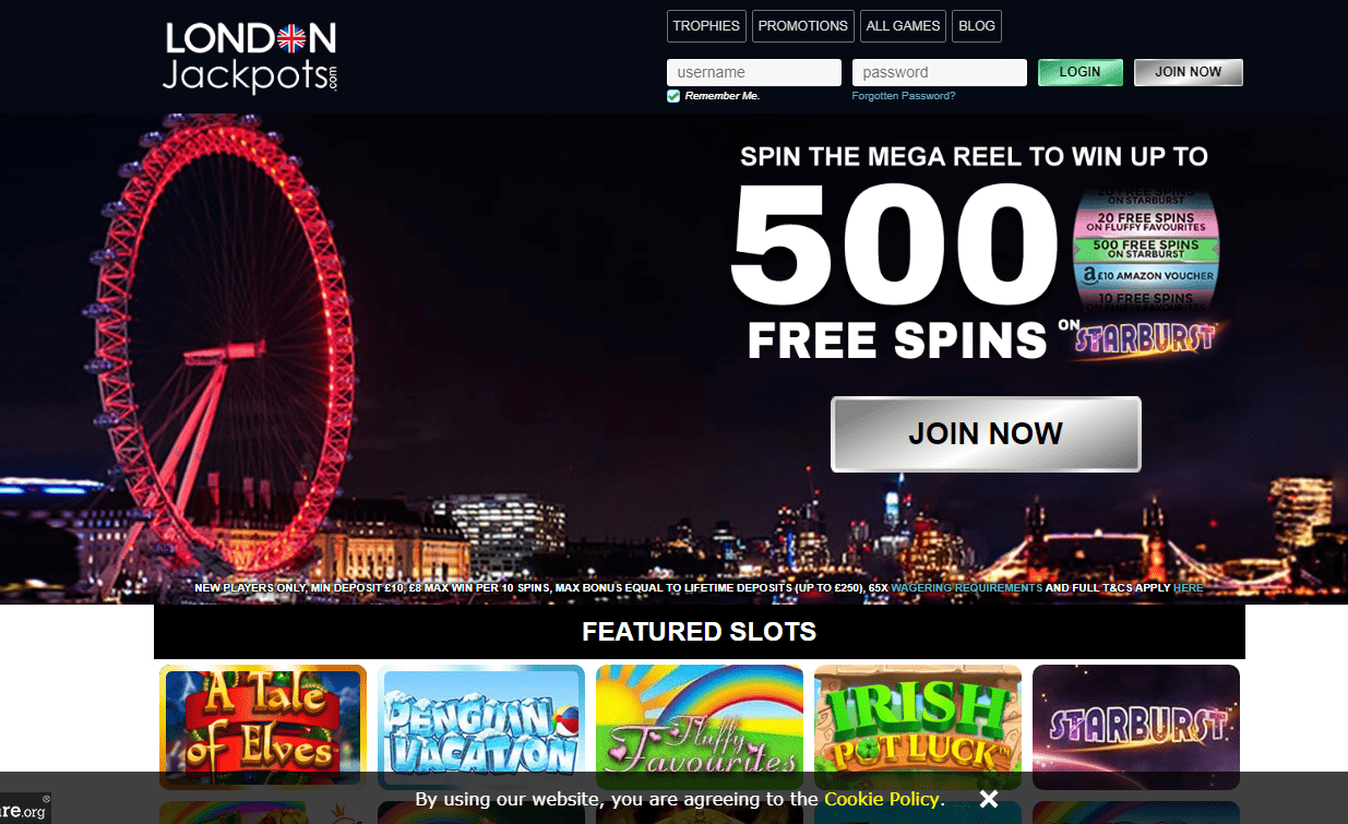 London Jackpots Home