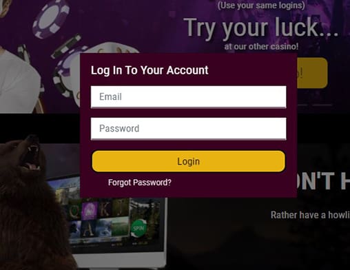 grande vegas casino login