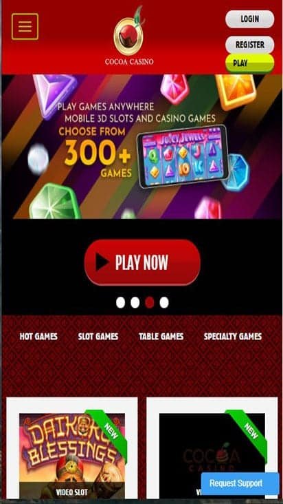 cocoa casino home mobile