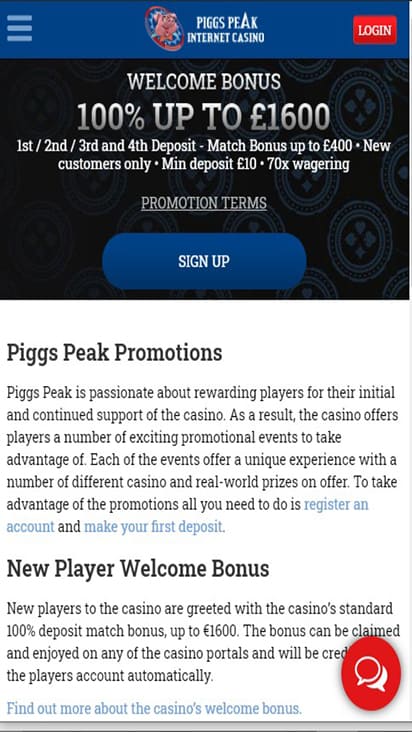 piggspeak promo mobile