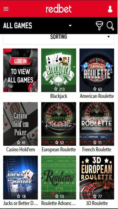 red bet game mobile