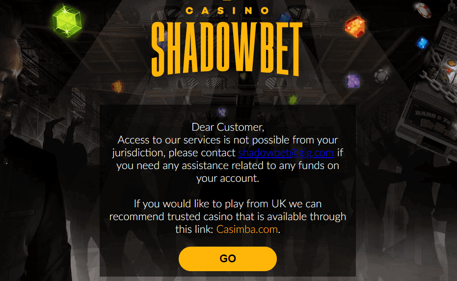 shadow bet home NA