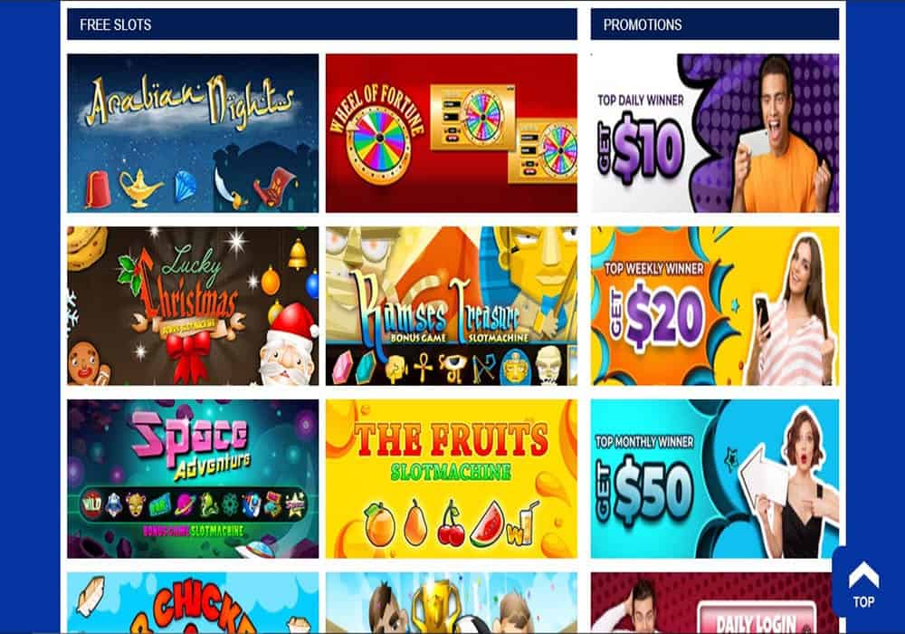 888 Casino games page