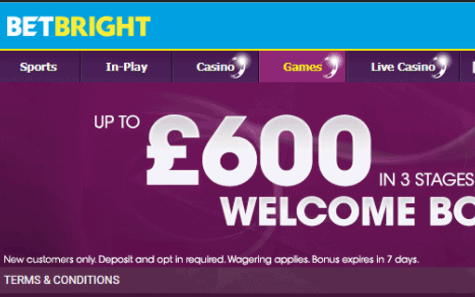 bet bright casino front image