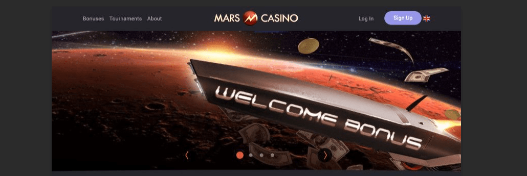 mars casino home