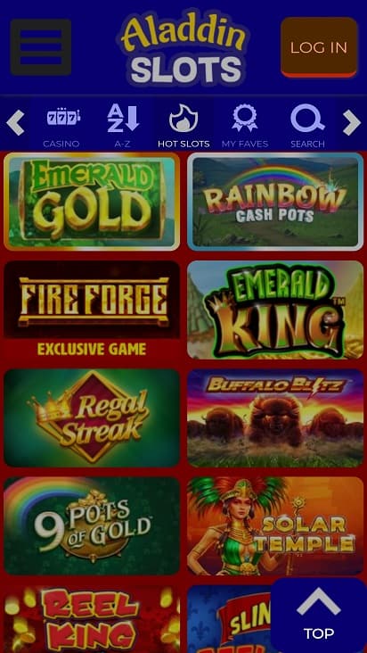 Dragon slots games page