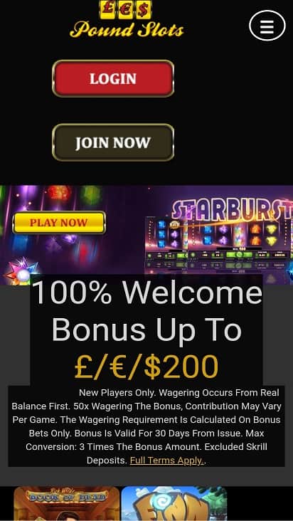 Pound slots home page