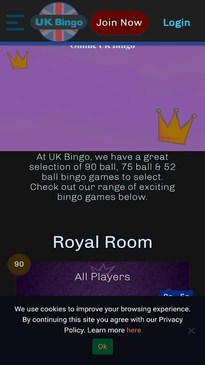 UK bingo games page