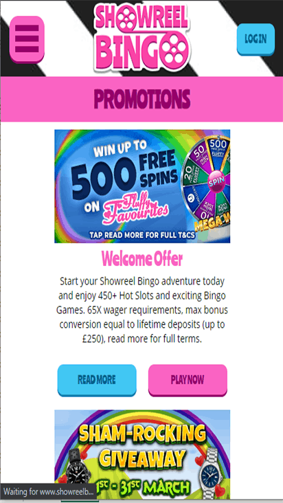 showreelbingo promo