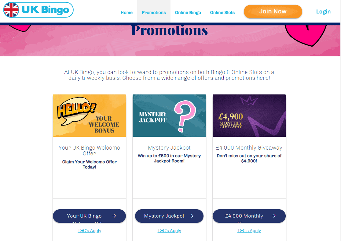 888 Casino promotions page